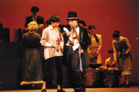 Students of St. Mark's School staging Oliver