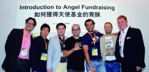 Teddy Lo Ming-tao (second from left) thinks app makers should be more aggressive and active in seeking investors