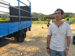 Leung playing Go Gor, a recyling truck driver, in Lion Rock 2015