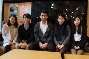 Founders of FeStyle: Yip Hiu-wai, Cheung Siu-ting, Cheung Man-chung, Fung Toi-sze, Wong Ka-wing
