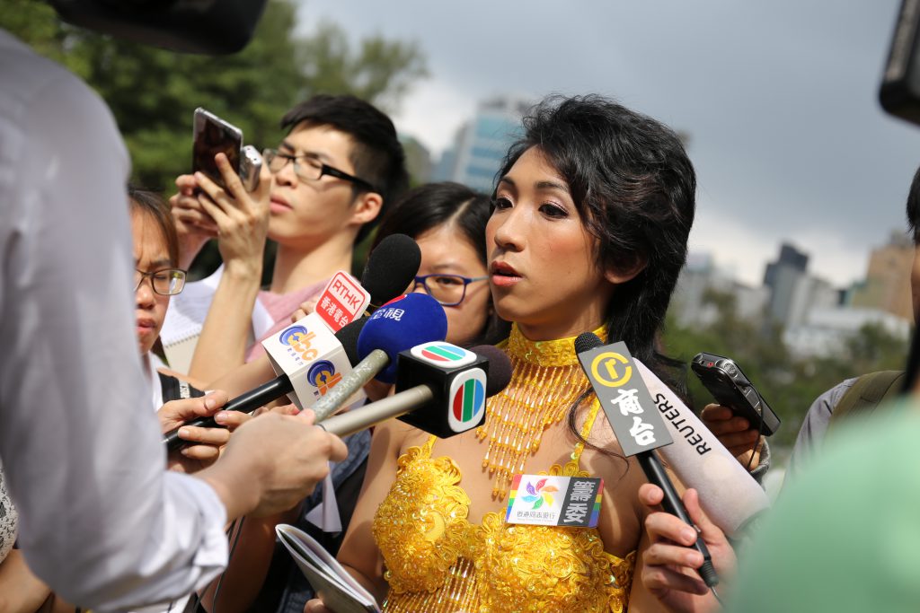 Tin Fung from Rainbow of Hong Kong has been organising Pride Parade since 2008.